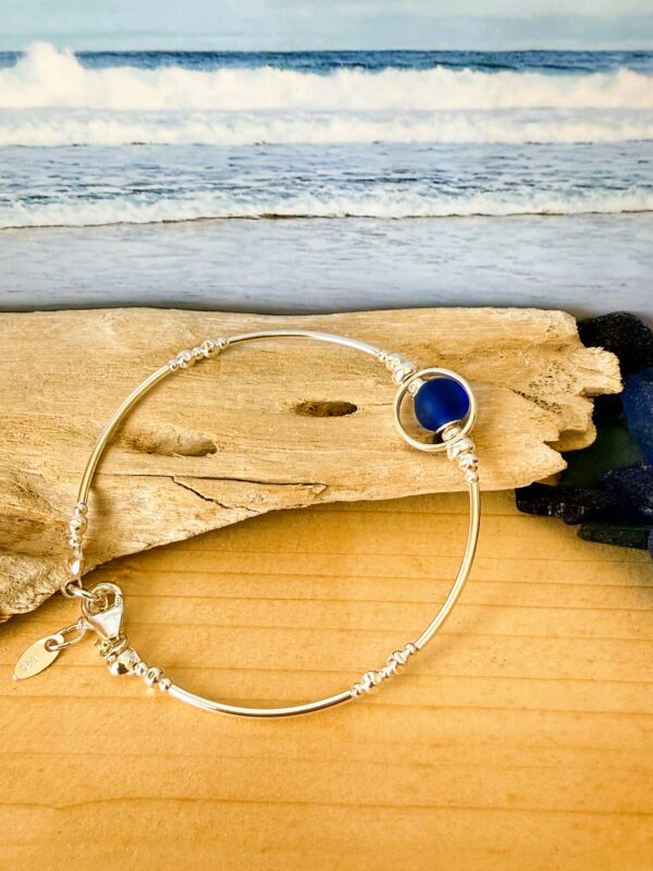 Handmade sterling silver bracelet made in Scotland